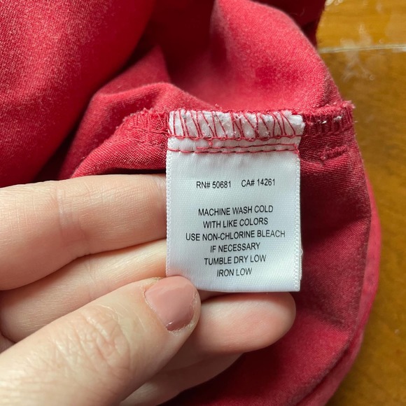 Scrub Pants 2XL Grey's Anatomy By Barco Red high Waisted Elastic Waist Pockets - Picture 7 of 8